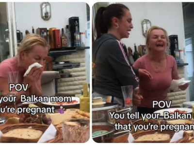 Ćerka saopštava majci da je trudna