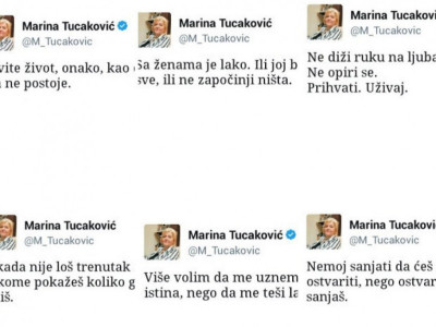 "Nađi nekoga s kim možeš da se izgubiš u vrtlogu ljubavi" Ovo su najlepši citati Marine Tucaković!