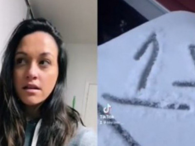 Ugledala je čudnu poruku na snegu, a onda se skamenila kada je shvatila šta ova slova znače - ONA JE SLEDEĆA META!