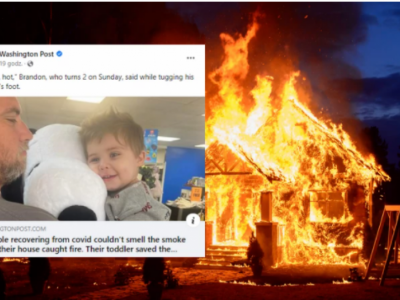 "Mama, vruće": Porodica iz Teksasa izgubila je svu svoju imovinu u požaru, preživeli su jer ih je spasio DVOGODIŠNJI heroj