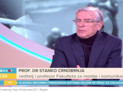 Profesor dr. Stanko Crnobrnja o zločinu na Vračaru: Nastupio je potpuno nov sistem vrednosti kome svi roditelji moraju da se prilagode!
